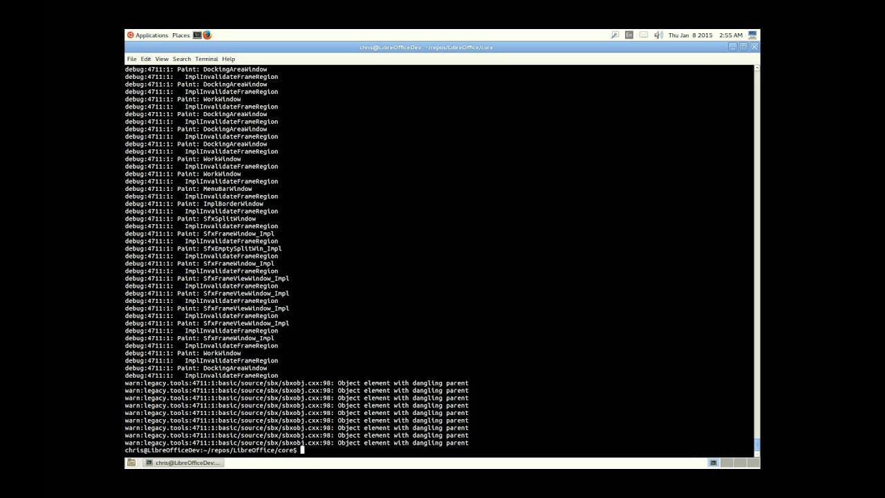 LibreOffice - with and without OpenGL software rendering - YouTube