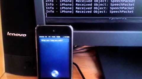 Siri On iPod Touch with Siri Proxy [Without 4s Key]
