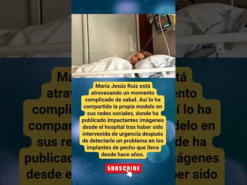 María Jesús Ruiz, operada de urgencia por una complicación detectada en una revisión: «No dejéis pasar los controles»