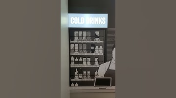 Cooler equipment signage projection