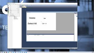 XpanelDesigner Delete Select All