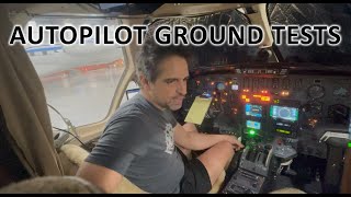 Autopilot ground tests on Cessna Legacy Citation
