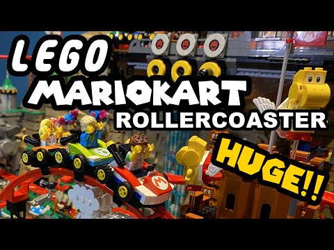 LEGO MarioKart Rollercoaster Massive MOC!