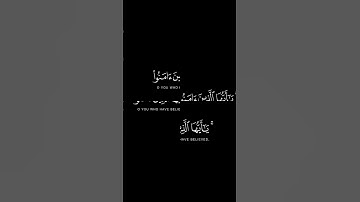 إن الله وملائكته يصلون على النبي شاشة سوداء |  سورة الأحزاب القارئ خالد الجليل #كرومات_قرآن #quran