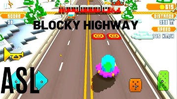 UFO - BLOCKY HIGHWAY : TRAFFIC RACING ( LEVEL 55 ) ANDROID GAMEPLAY