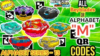 All Beyblades QR Codes of Alphabet M | Beyblade Burst App Alphabet Series 13 | FREESTYLEBLADER