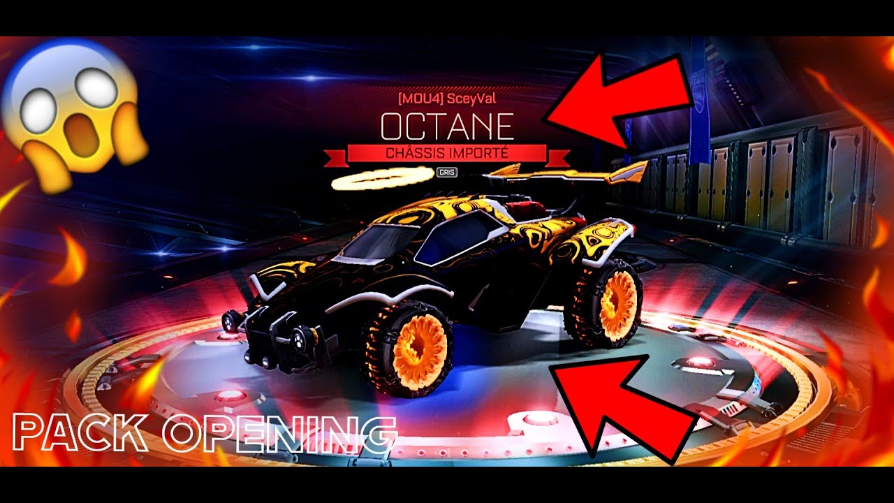 ROCKET LEAGUE PACK OPENING JE PACK UNE OCTANE GRISE !! ( je suis