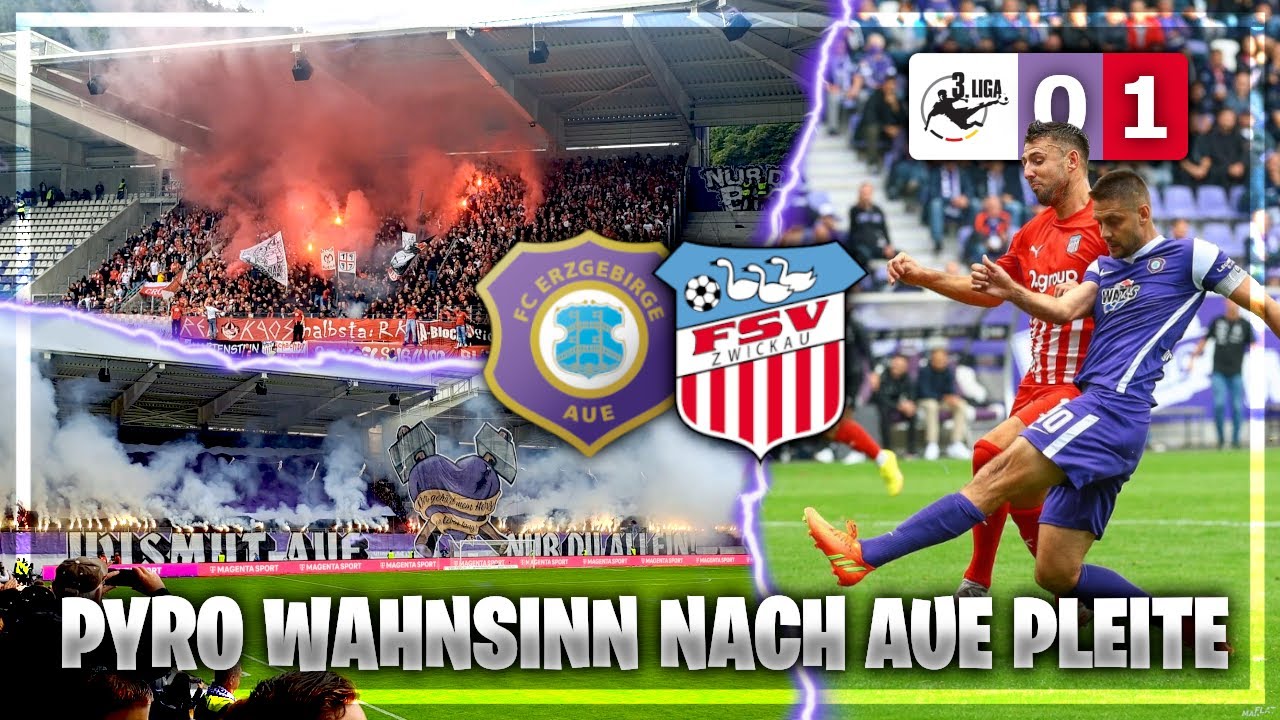 Westsachsenderby - Das Erzgebirge bebt 🔥🧨| Erzgebirge Aue - FSV Zwickau | 3. Liga | StadionVlog 🎥🤙