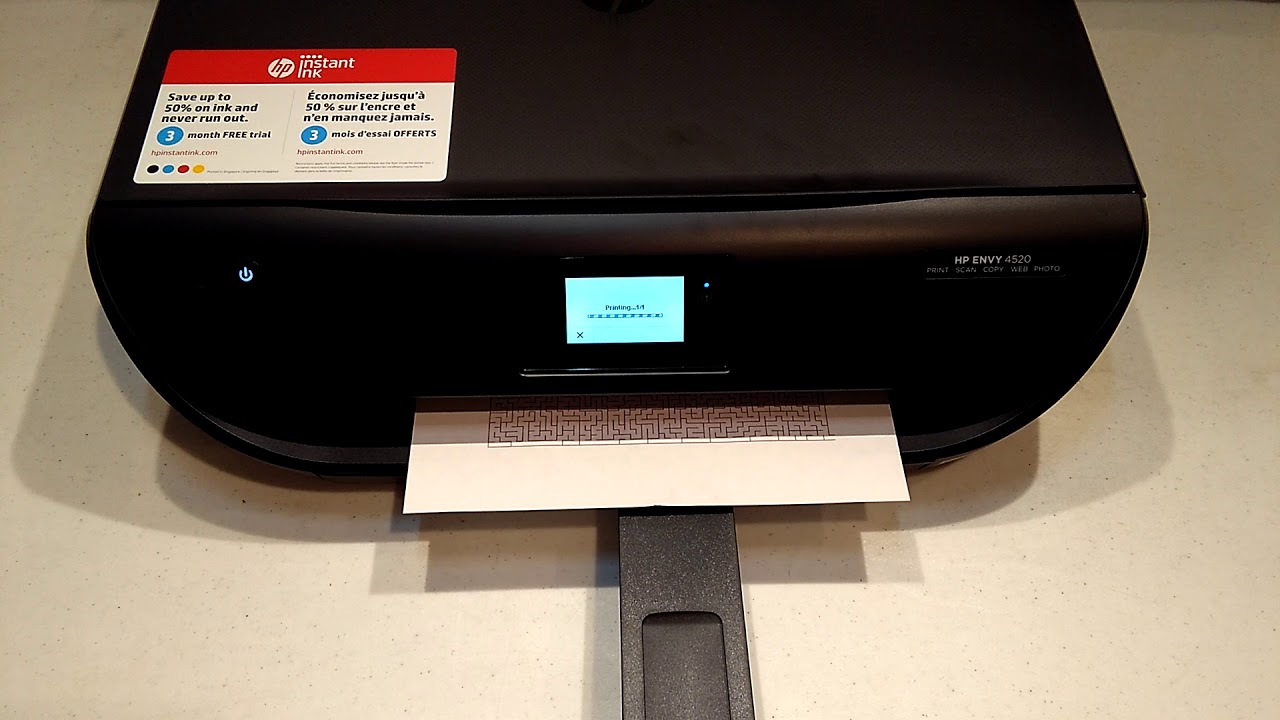 HP Envy 4520 QuickForms (Maze Game)