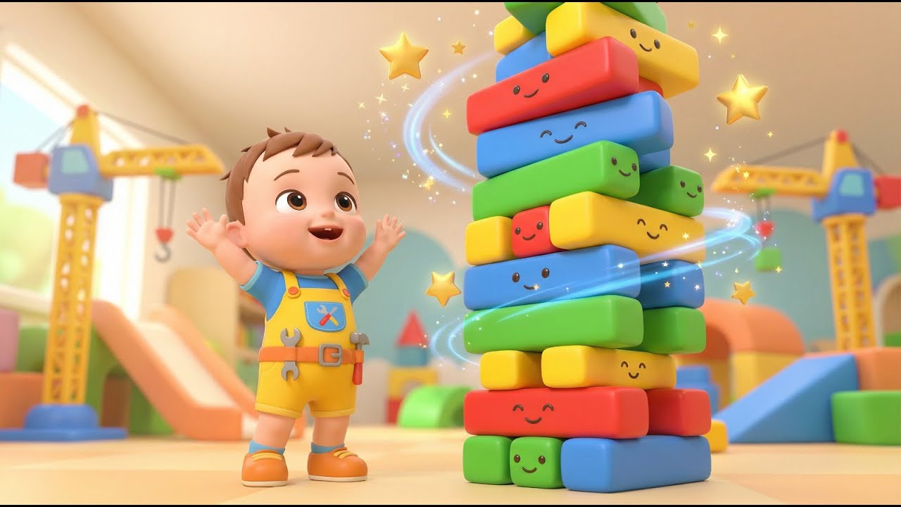 Milo Builds It Up Up Up | Fun Building Song for Toddlers - YouTube