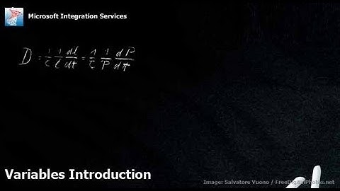 SSIS - Variables Introduction