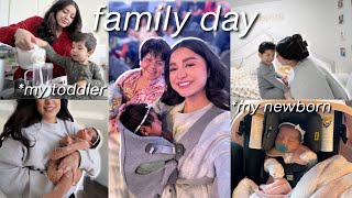 a day in my life // postpartum with a toddler, family day, disney on ice