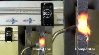 DEI Cool Tape vs. Leading competitor glass insulated tape