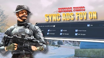 Best SYNC ADS FOV Setting ON Fights in CODM! S11 | codm br settings | br settings cod mobile 2024
