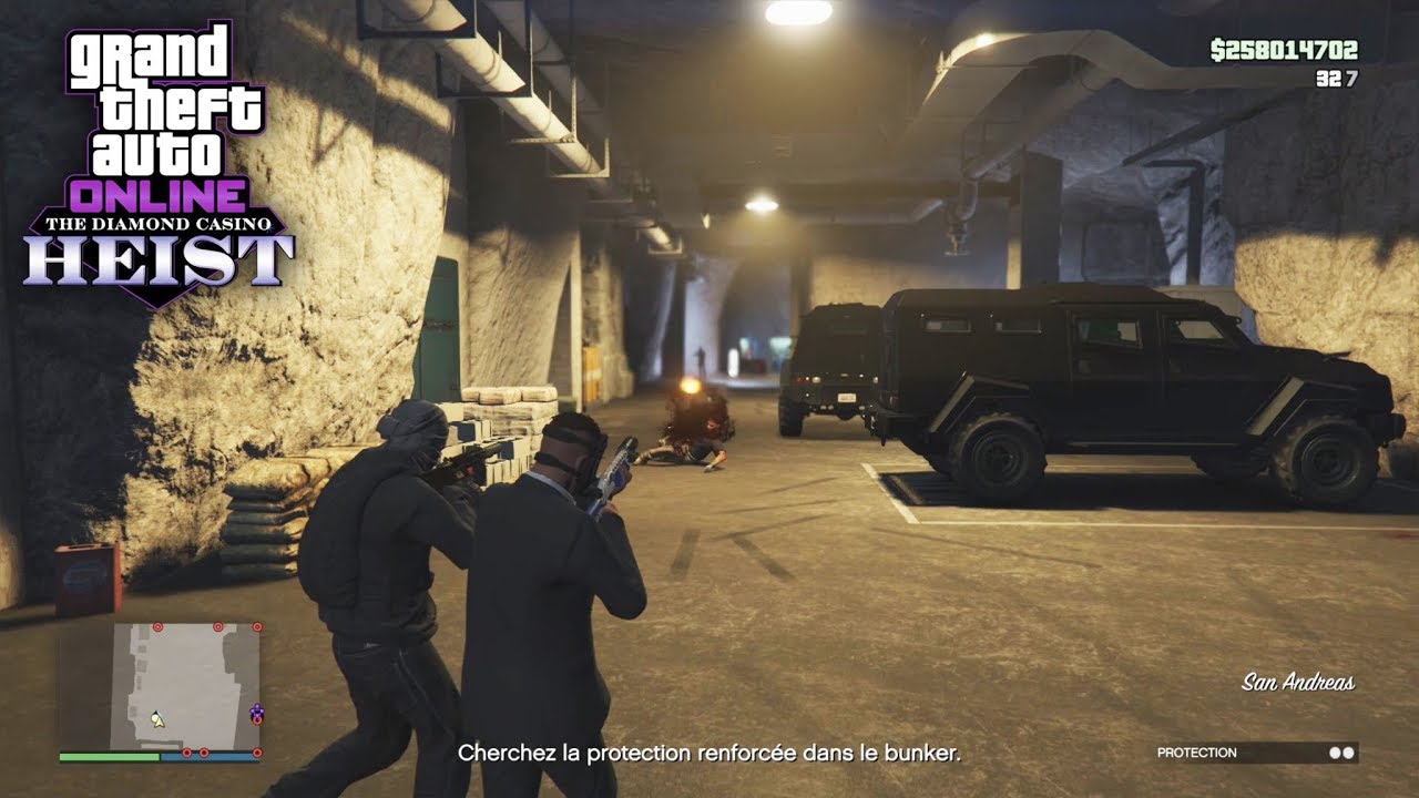 PROTECTIONS RENFORCEES ET MATERIEL DE RAPPEL ! (GTA 5 ONLINE BRAQUAGE