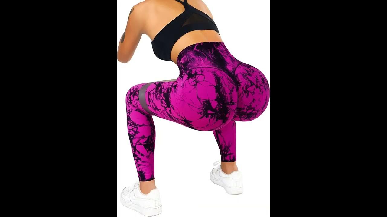 RXRXCOCO Seamless Butt Lifting Workout Leggings for Women High