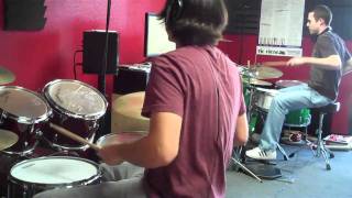 Two Drummers Split a Fill