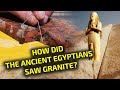 Ancient egyptian granite sawing technology reconstruction