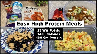 **NEW** Easy High Protein Meal Ideas  23 WW Points & High Protein  WW & Calorie Deficit