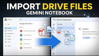 How to Import Google Drive Files into Gemini Notebook