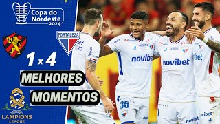 Fortaleza 4 x 1 Sport | Melhores Momentos (COMPLETO) | Copa do Nordeste 2024