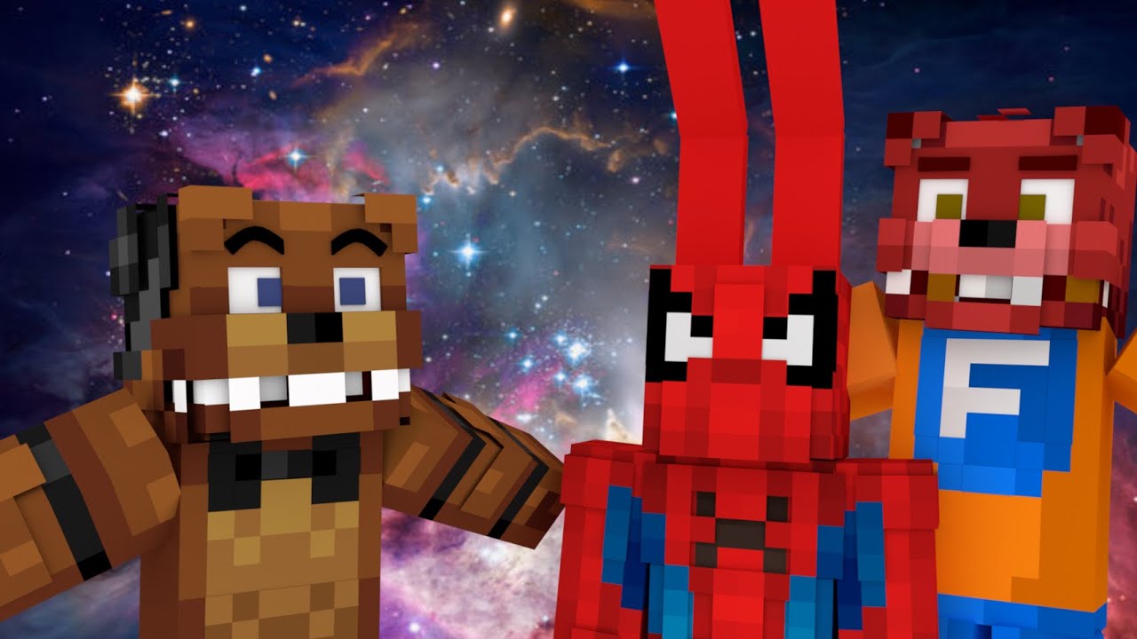 Шоу Фредди - Супергерой (Шоу Моки, но в стиле Minecraft Fnaf)