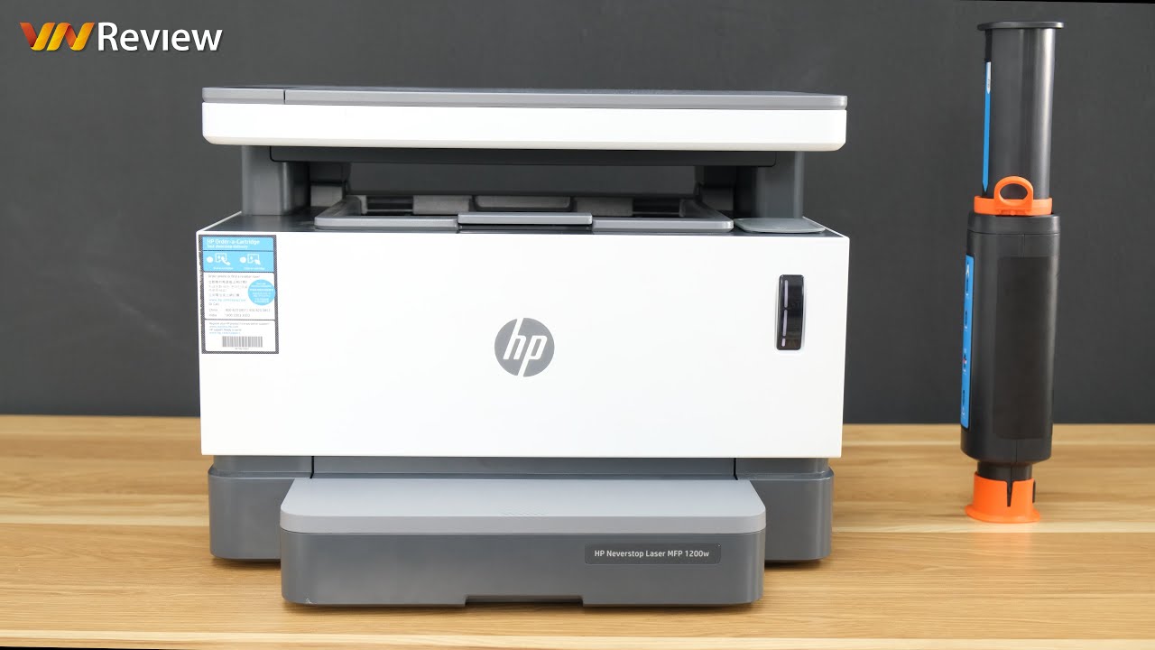 ✓VnReview - Trải nghiệm máy in HP Laser Neverstop 1200w: đổ mực chưa bao giờ "easy" như vậy - YouTube