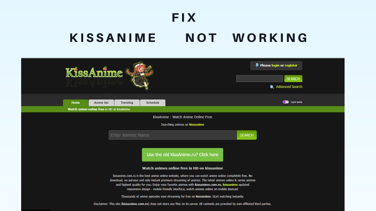 me using wayback machine to get back to kissanime : r/KissAnime