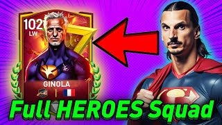 : I Made The Greatest Super Heroes Squad in FC MOBILE! 101 OVR