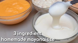 3 INGREDIENTS LANG MAKAKAGAWA KA NA NG HOME MADE MAYONNAISE NO FAIL RECIPE