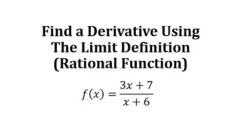 [Solved] Finding the derivative of a rational function | 9to5Science
