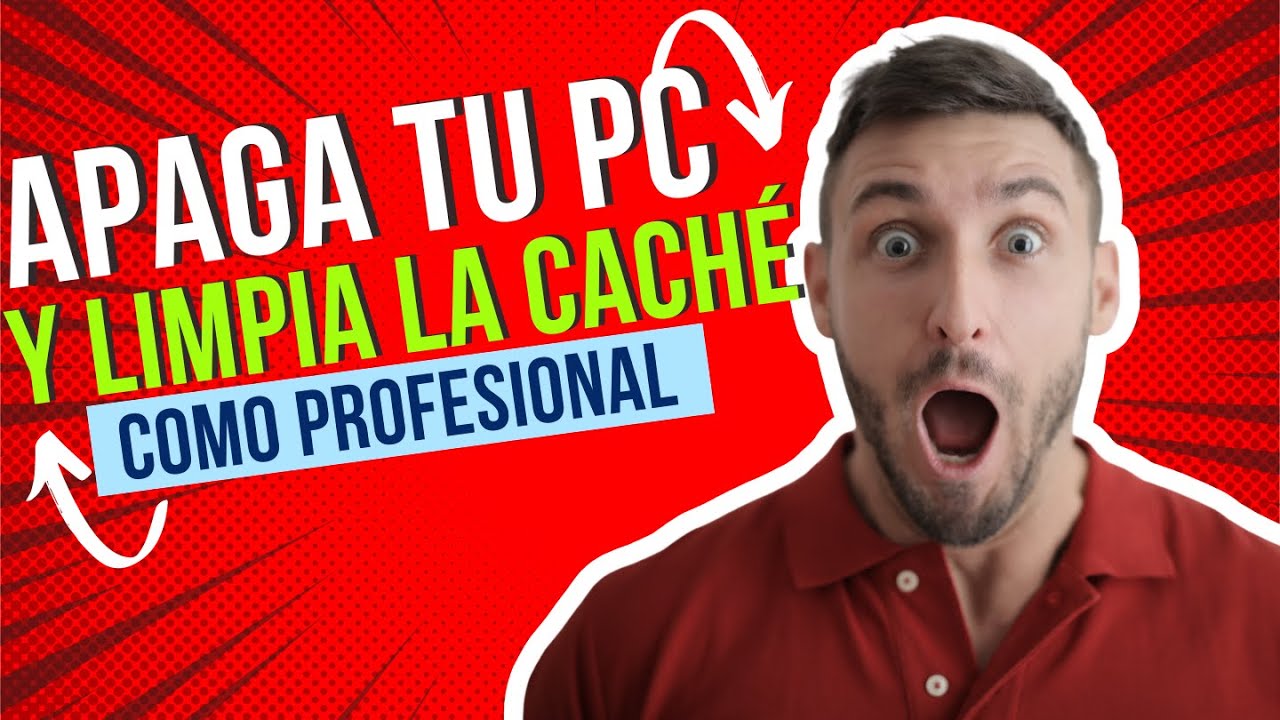 ¡Apaga y limpia la caché de tu PC en segundos con este truco genial! 🚀