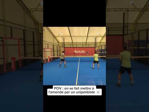 Un unijambiste nous humilie ☠️😂 #padel #padelfrance #p250 #padeltournament