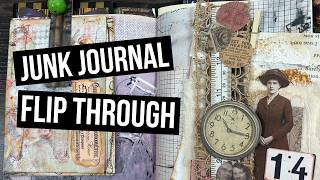 ✨ Vintage Junk Journal Flip Through | Handmade Junk Journal Inspiration 📓