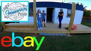 FINANCIAL FREEDOM IN YOUR OWN BACK YARD \ EBAY SHED IS COMING ALONG QUICKLY видео