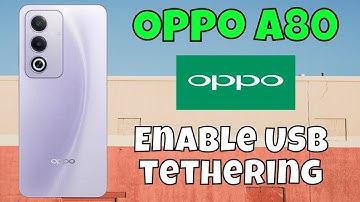 Oppo A80 USB Tethering || How to setup USB tethering || Enable USB tethering