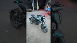 Ktm duke 250 installing new Tire 🛞 #ktm #ktmlover #modification #duke #duke390 #duke250 #shorts