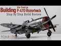 Republic P-47D Thunderbolt "Razorback" - Building the Tamiya P-47D Scale Model Aircraft
