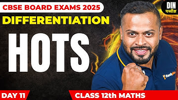 Differentiation | HOTS🔥 | Class 12 Maths | CBSE Board Exam 2025 | Rahul Dhakad Sir | Rankplus