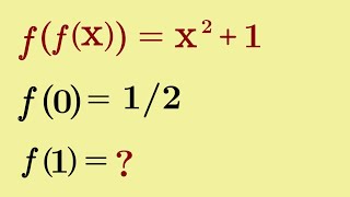 Can You Compute f(1)  : Tricky 