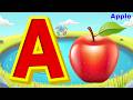 A to Z Letter Learning 🔤 | A A Apple | B is for Ball | Preschool ABC Song | Mini Shark 🦈