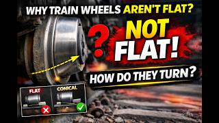 Why Train Wheels arent Flat?