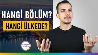 Yurtdışında İş Bulmak İçin Hangi Bölüm Gerçekten Avantajlı? Üniversite Tercihi Yapmadan İzle
