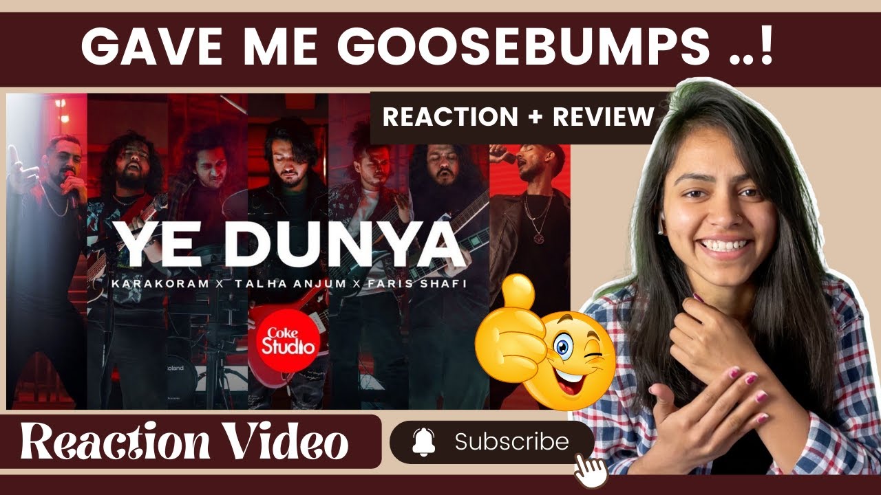 Reaction on Ye Dunya | Karakoram x Talha Anjum x Faris Shafi | Reaction Masala