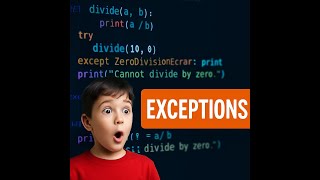 13 - شرح الاستثناءات في بايثون – التعامل مع الأخطاء بسهولة💥|  Python 💥Exceptions Explained