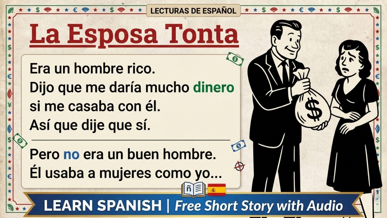 Learn SPANISH with this SIMPLE STORY | Easy Spanish Story (A2-B1)