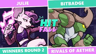 Hitfall 4: Winners Round 2 - Julie (Pomme) Vs BitBadge (Kragg) RoA screenshot 5