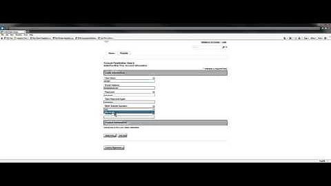 Creating an account in Accela