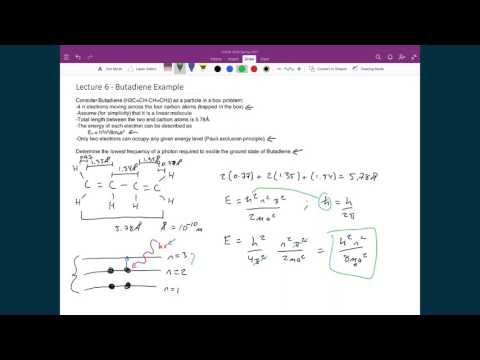 Lecture 6 (4 of 6) - Butadiene Example