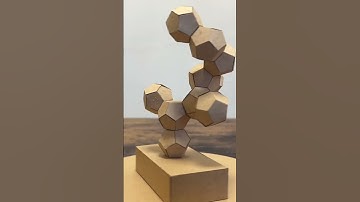 Dodecahedron Block Puzzle Craft kit #shorts